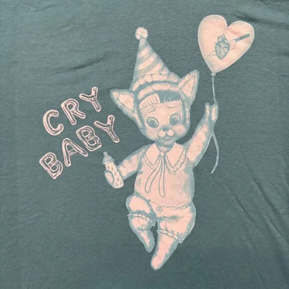 Melanie Martinez Cry Baby Album Blue T-Shirt Size Extra Large - Picture 2 of 5